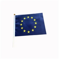 5 58 inches european union flag1421 cm small size country flag eu flag 100pcslot