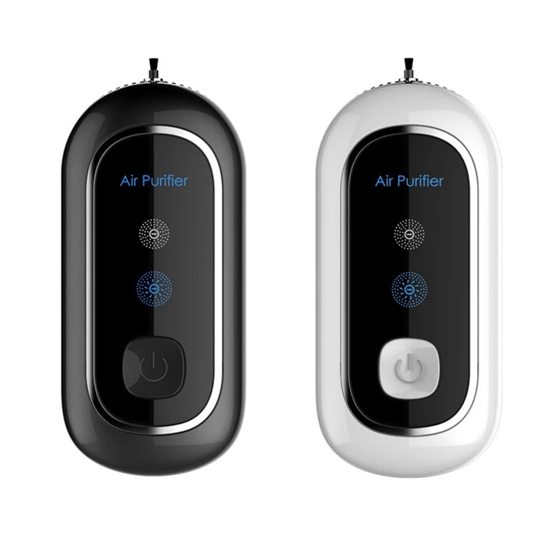 

Necklace Personal Neck Air Purifier,USB Portable Clip-on Wearable Home Car Negative Ion Generator for Kids Adults