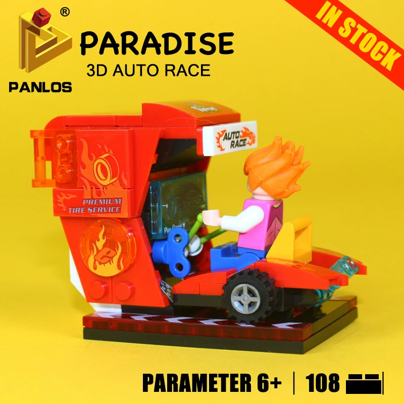 Прямая поставка рай 3D модель гоночной машины строительные игрушки хобби блоки