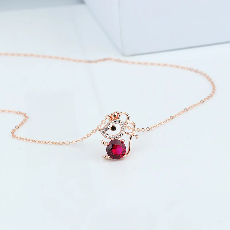 BOSCEN 925 пробы серебряное ожерелье с подвеской для женщин маленькая девочка