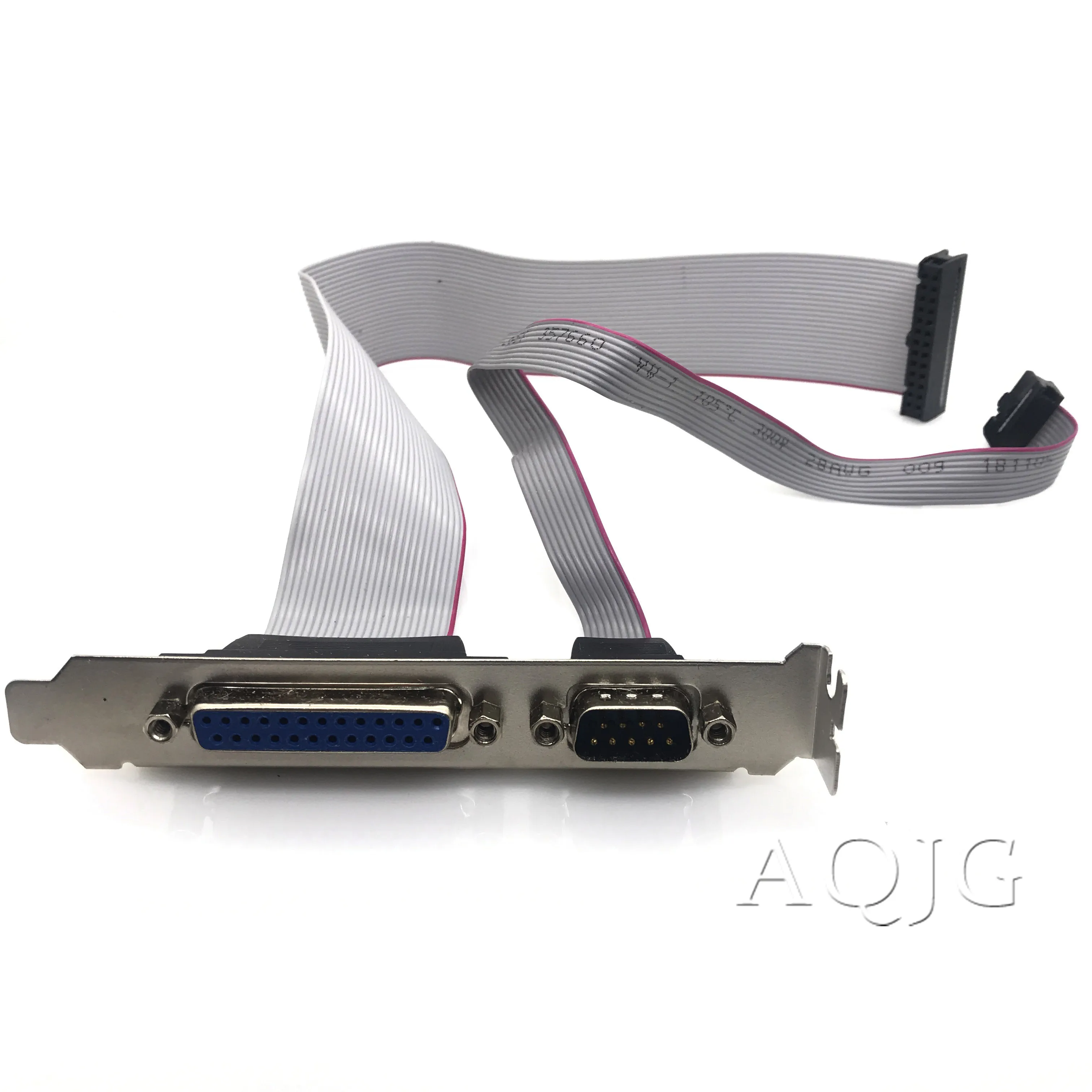 Для разъема PCI-слота последовательный штырь DB9 с параллельным штырьковым кабелем