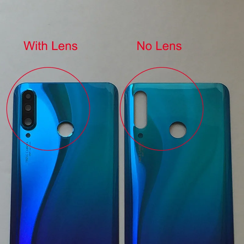 Задняя крышка батарейного отсека для Huawei P30 Lite Nova 4e стеклянная панель чехол