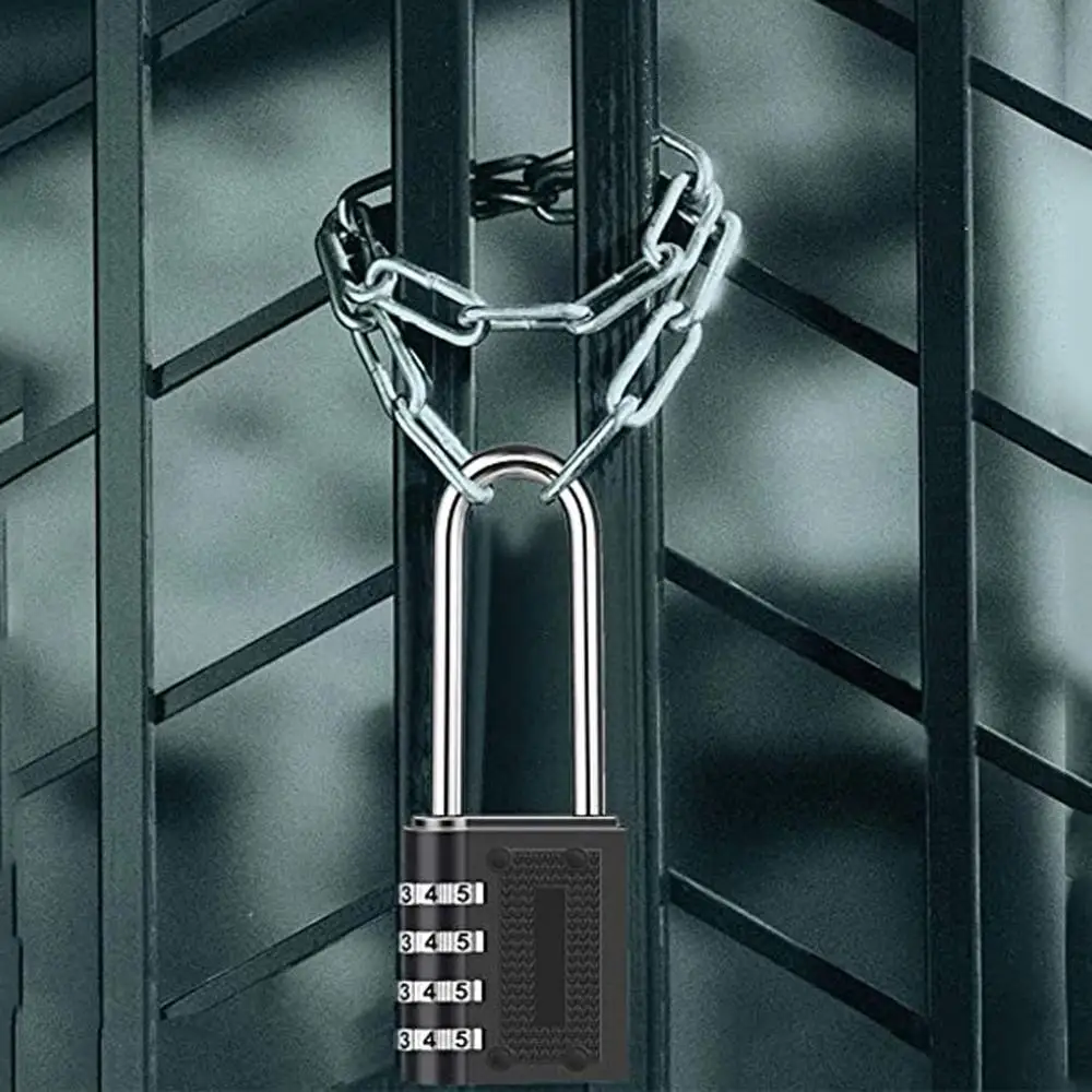 Чемодан дорожная блокировка 4 набора путешествия замком паролем для чемодан