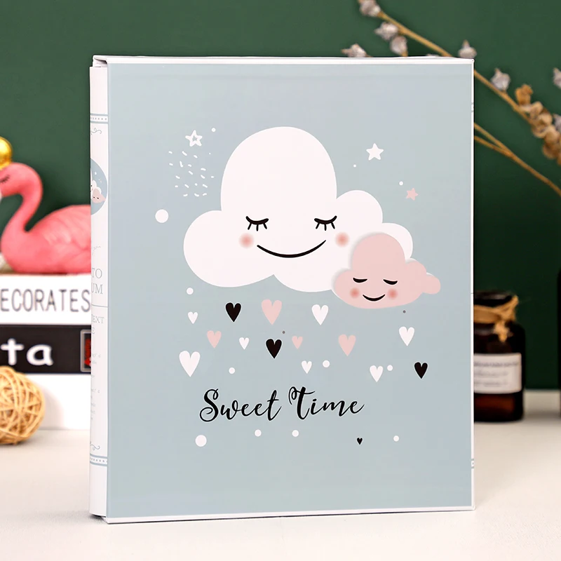 

Large Capacity Photo Album 500 Photos Exquisite Insert Photo Album Scrapbook Children's Growth Commemorative Book Gifts Ideas