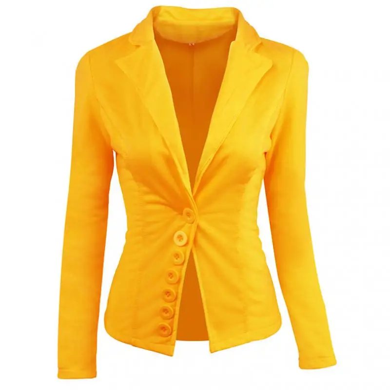 

GrBreezing Womens Suit Jacket Office Ladies Spring Jackets and Coats Lightweight Long Sleeve Outerwear Vintage Clothes Female