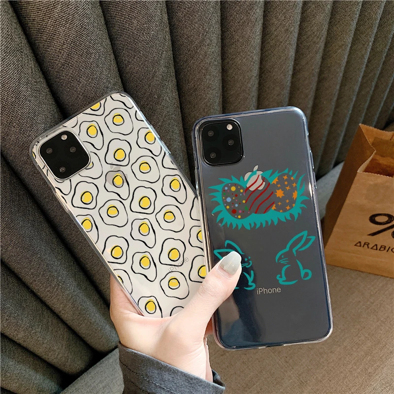 Cute Animals Mr Koala Easter Bunny Rabbit Phone case Clear Soft For iPhone 11 Pro XS MAX SE 2020 XR X 8 7 6 S Plus Back Cover | Мобильные