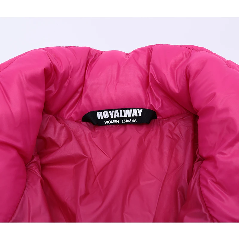 ROYALWAY тонкая женская куртка теплая водонепроницаемая переносная пуховик уличная
