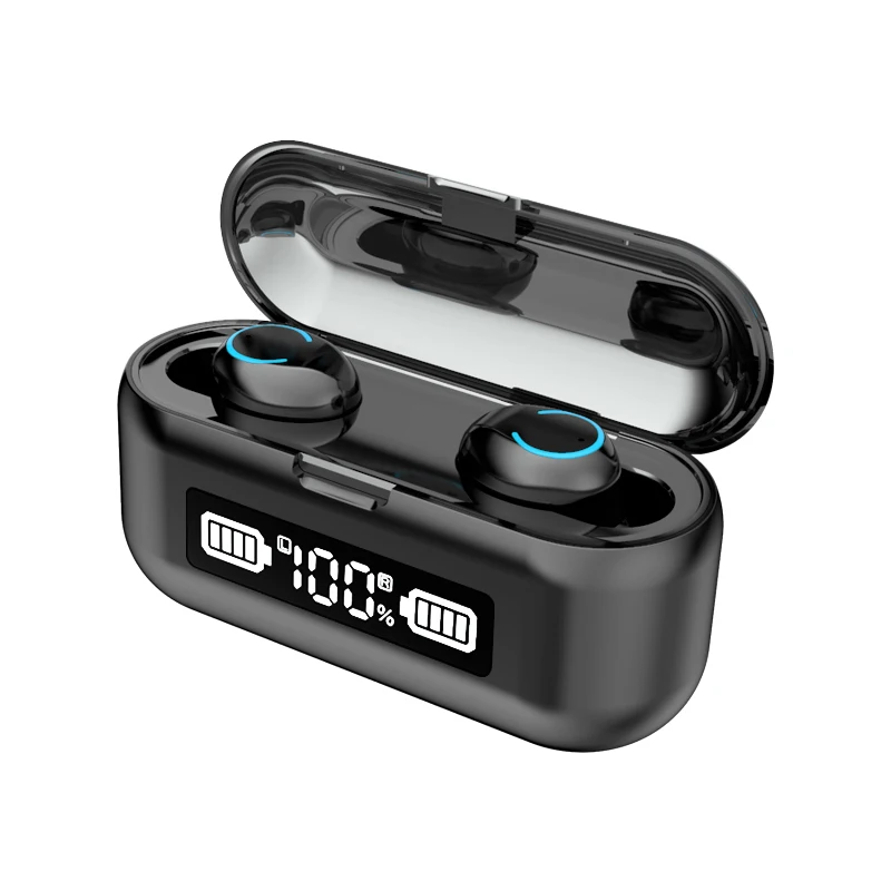LZHOKK Беспроводной наушники Bluetooth вкладыши TWS светодиодный Дисплей С микрофоном