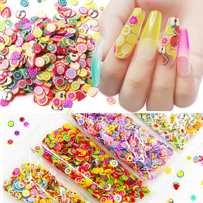 1000 шт./пакет 3D крошечные симпатичные рисунки на ногтях аксессуары