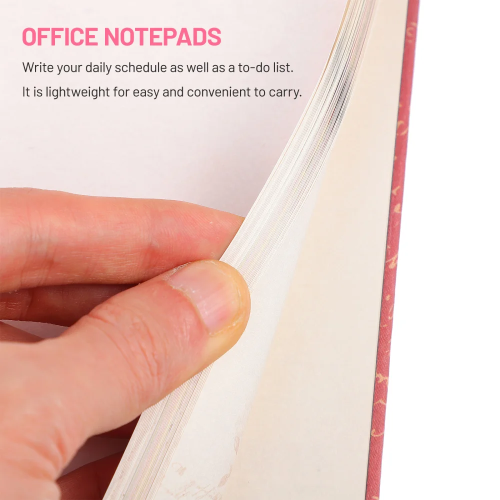 

1Pc Delicate Paper Notebook Practical Students Notebook Notepad with Cloth Cover