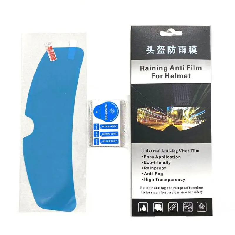 

2Pcs Helmet Clear Anti-Fog Patch Film Universal Lens Film For Motorcycle Visor Shield Fog Resistant Moto Racing Accessories
