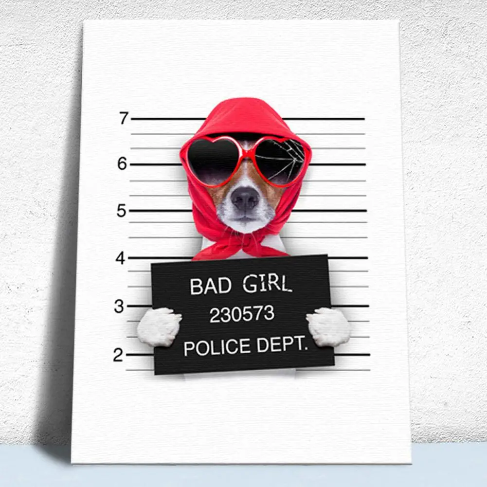 Инновационное украшение для спальни собаки бульдога прикроватная живопись