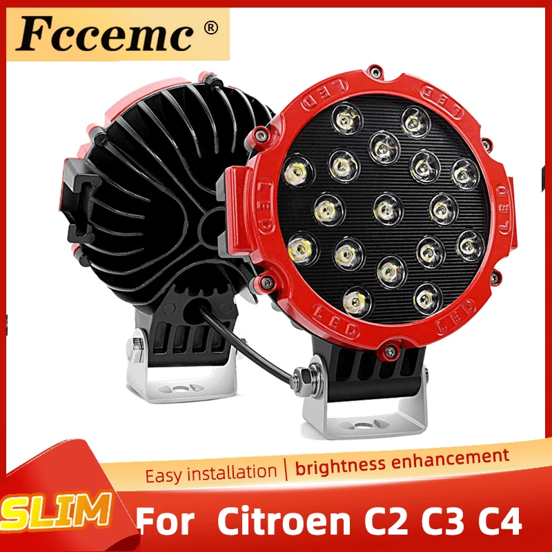 

Pods Motorcycle Brackets Fog Verstraler Slim Magnetic Drl Mechanics Luminescence Headlights Small Offroad For Citroen C2 C3 C4