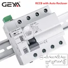 GEYA GRD9L 6KA RCD RCCB 4-полюсный автоматический повторного включения устройства дистанционного Управление автомат защити цепи Self Reclose код