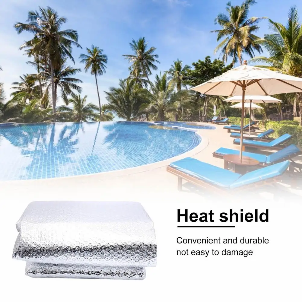 Теплосберегающий чехол для бассейна теплоизоляционная пленка с защитой от пыли