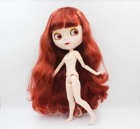 free shipping top discount 4 colors big eyes diy nude blyth doll item no 877j doll limited gift special price cheap offer toy