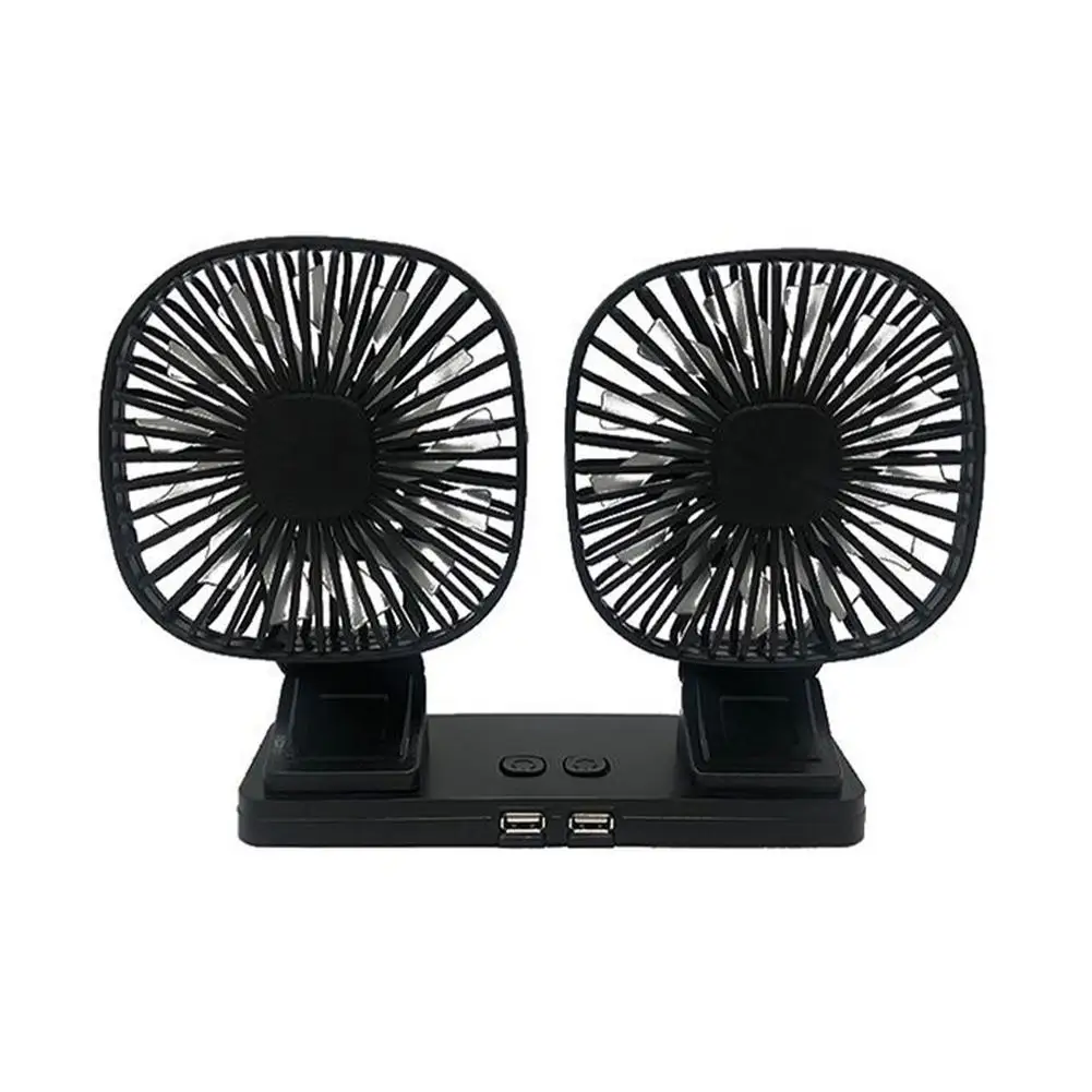 Универсальный Автомобильный Вентилятор охлаждения с двойной головкой