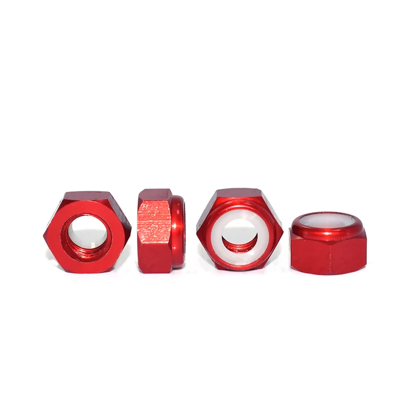 40 шт. алюминиевый сплав M2 гайка с замком Locknut винты защитой от свободного действия