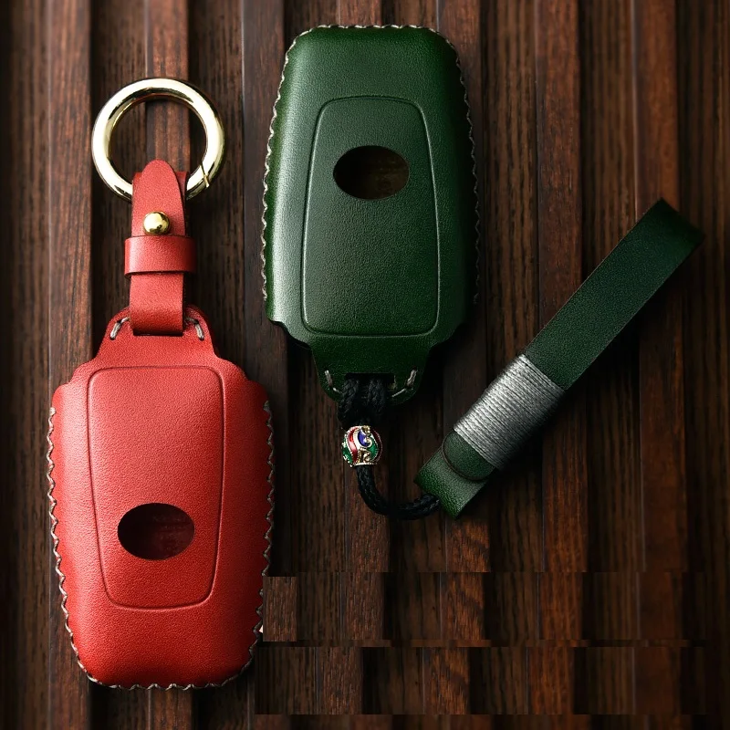 Чехол для автомобильного ключа из натуральной кожи чехол Toyota Camry Corolla C HR CHR Prado RAV4