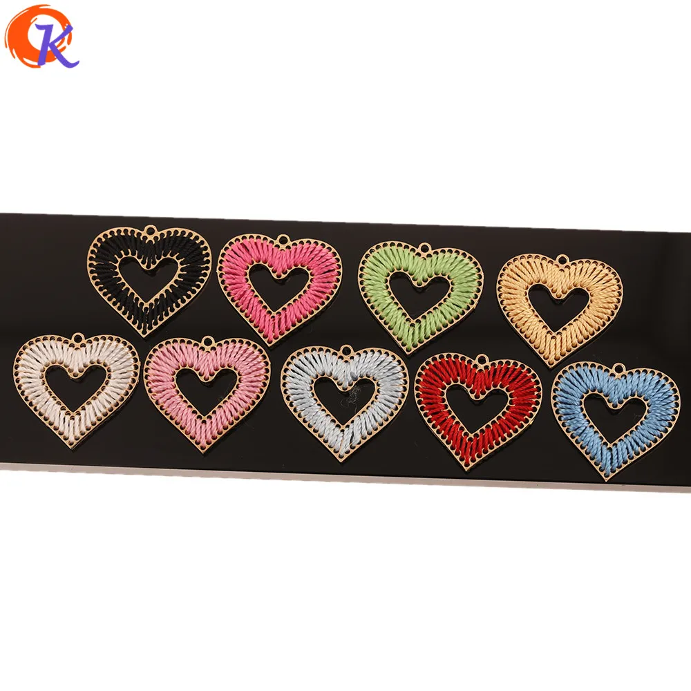 Сердечный дизайн 30 шт. 36*38 мм Ювелирные изделия из жемчуга Аксессуары/фурнитура