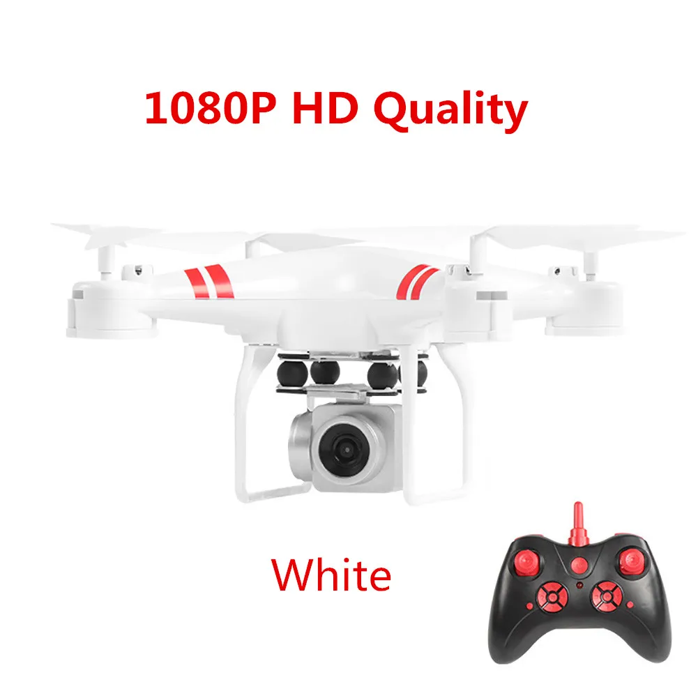 Дрон 4k камера HD Wifi Трансмиссия fpv Дрон с воздушным давлением фиксированная высота четырехосный Самолет rc вертолет Дрон с камерой - Цвет: White 1080P