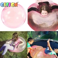 children outdoor soft air water filled bubble ball children blow up balloon toy fun party game summer gift tear resistant gift