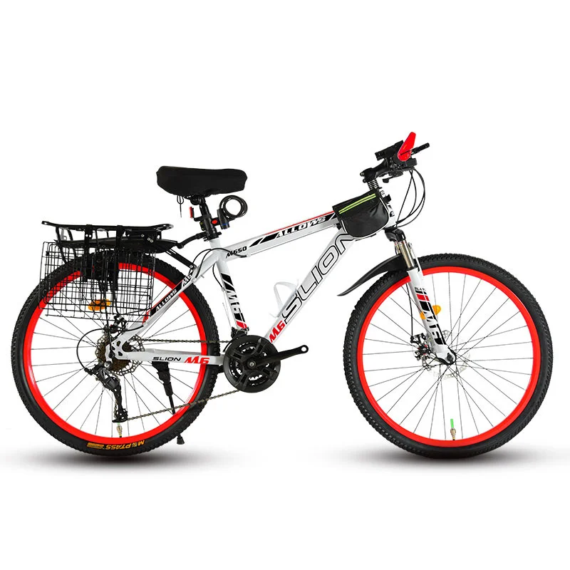 Горный велосипед 26 дюймов скоростной внедорожный демпфирующий дисковый тормоз