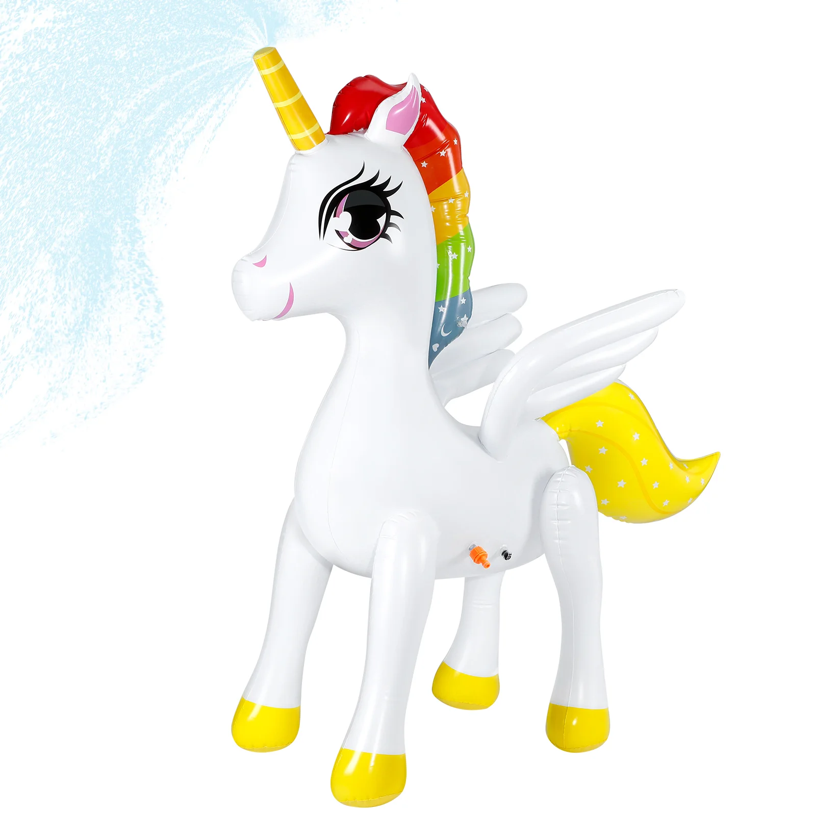 

IBASETOY 150cm PVC Inflatable Sprinkler Water Spraying Splashing Spout Summer Supplies For Swimming Pool Garden Lawn