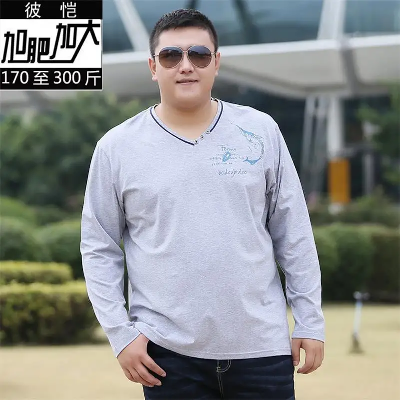 

new big plus size 10XL 9XL 8XL 7XL 6XL 5XL new autumn winter pullover men shirt long sleeve cotton causal fashion V-neck