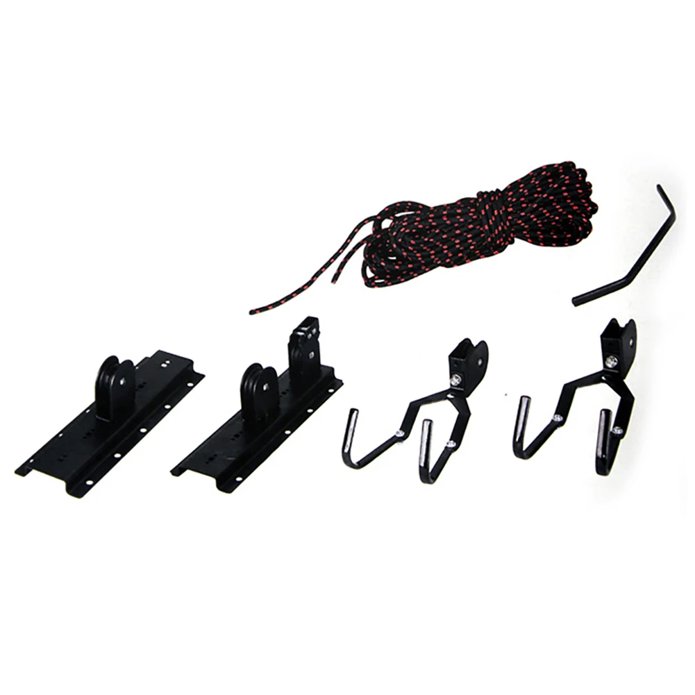 Велосипед подъемный крюк шкива гараж потолок металлических велосипеда Дисплей