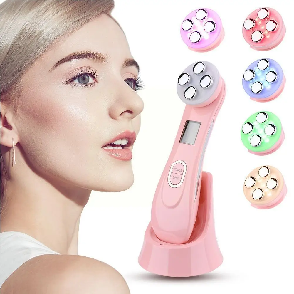 

Mesotherapy Electroporation RF Radio Frequency LED Device Lifting Face Tighten Photon Skin Care Wrinkle Removal Beauty W8D6