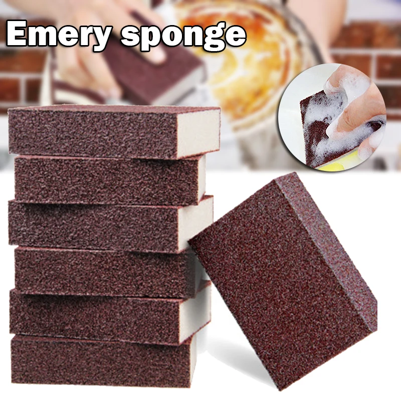 

Карборундовая губка удаление грязи и ржавчины кухонная Чистящая Щетка кухонные аксессуары CLH @ 8