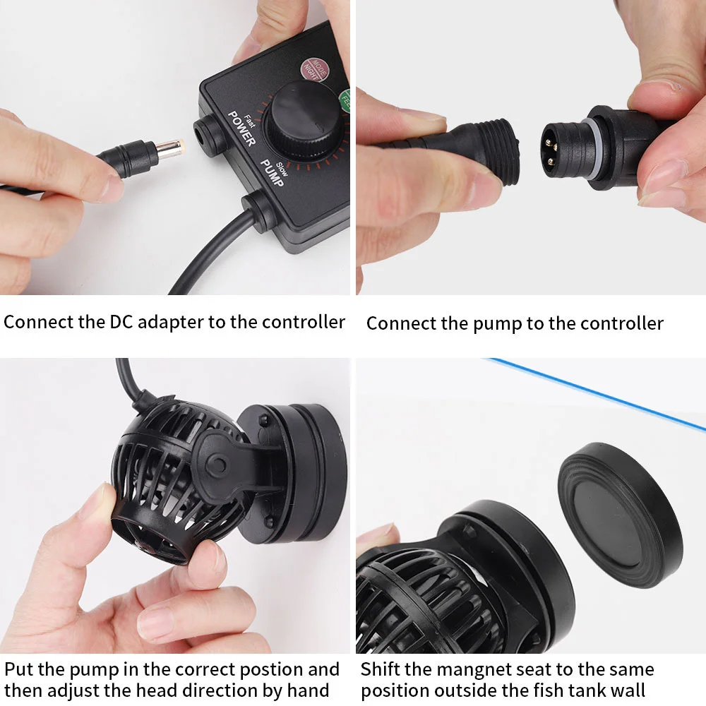 Jebao WIFI Water Wave Maker Pump Wavemaker Ow / Sow Series Silent Circulating Surf Fish Tank Plant Marine | Дом и сад