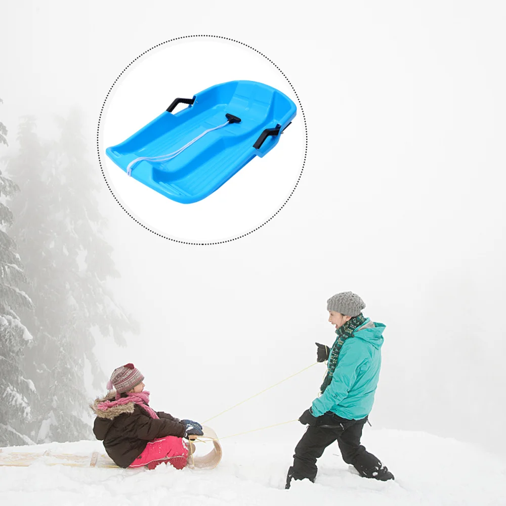 

Winter Snow Slider Durable Thickened Wear-Resistant Toboggan Sled Skis
