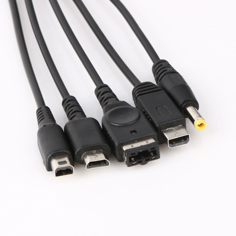 5 в 1 USB кабель для зарядки Nintendo NDSL NDS NDSI XL 3DS Game for Sony PSP 3000|Кабели| |