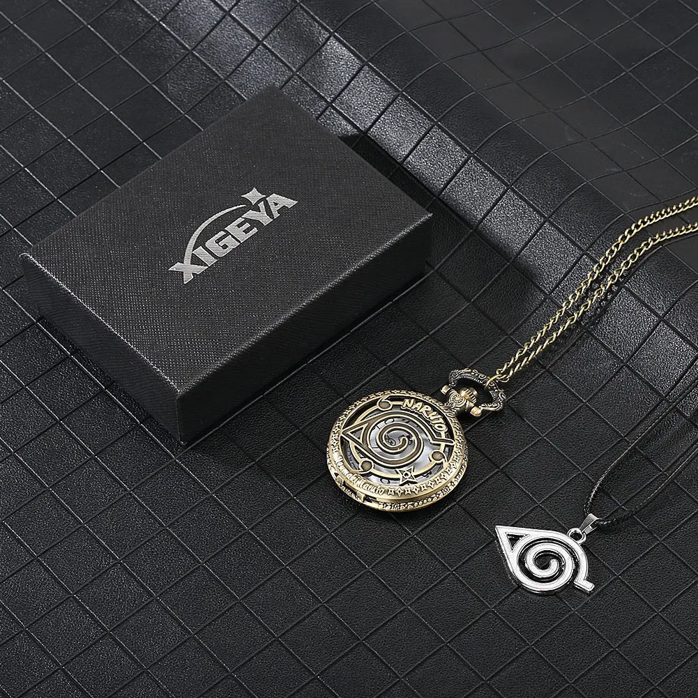 Pocket Watch Cartoon Boys Vintage Bronze Quartz Pocket Watch White Roman Numeral Dial Children Fashion Pendant Gift Set Boxes