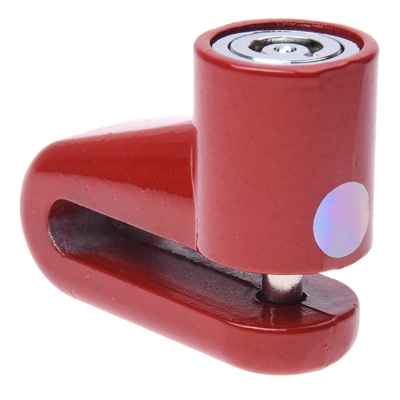 

Bicycle Bike Cycling Disk Brake Wheel Lock Biker Security Red 2 Keys