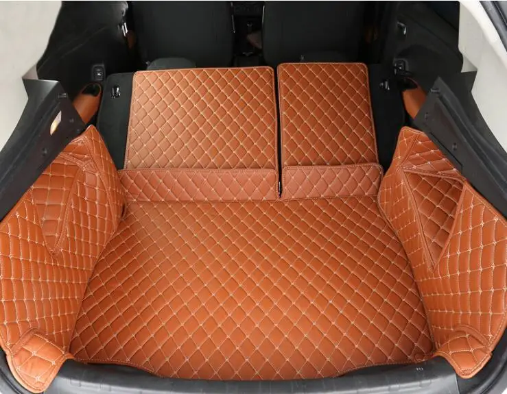 

5PCS Car Styling Cargo Liner Car Trunk Mat Carpet Interior Floor Mats Leather Pad Fit for Citroen C3-XR Auto Accessories