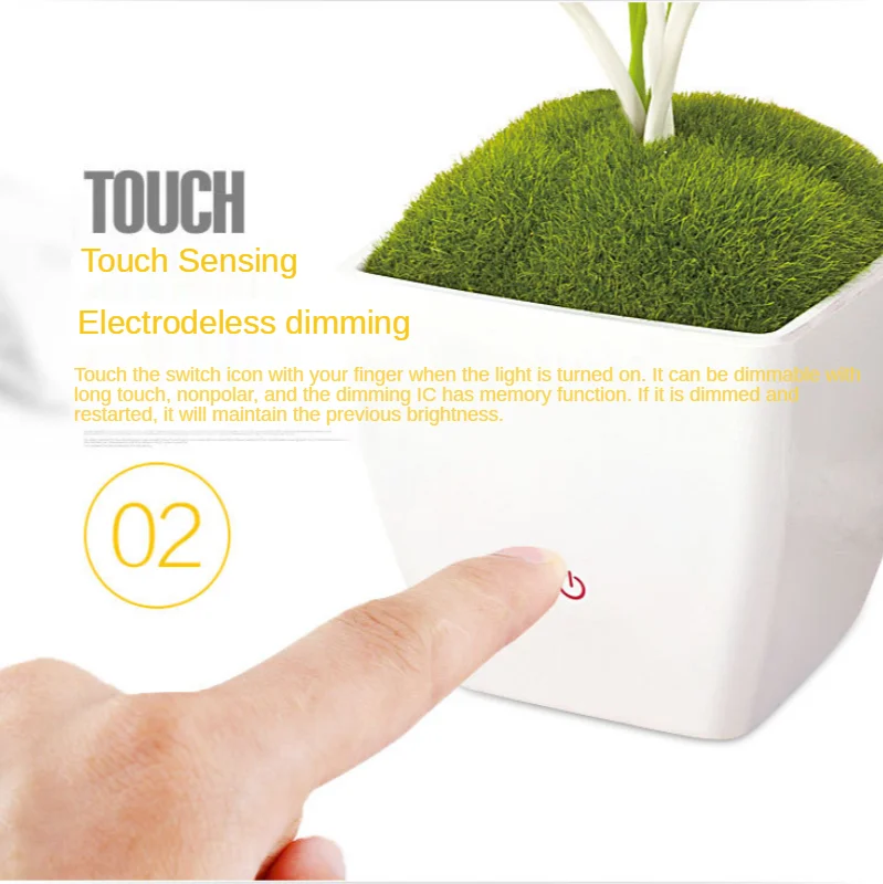 Декоративная настольная лампа в виде пентаграммы с сенсорным выключателем