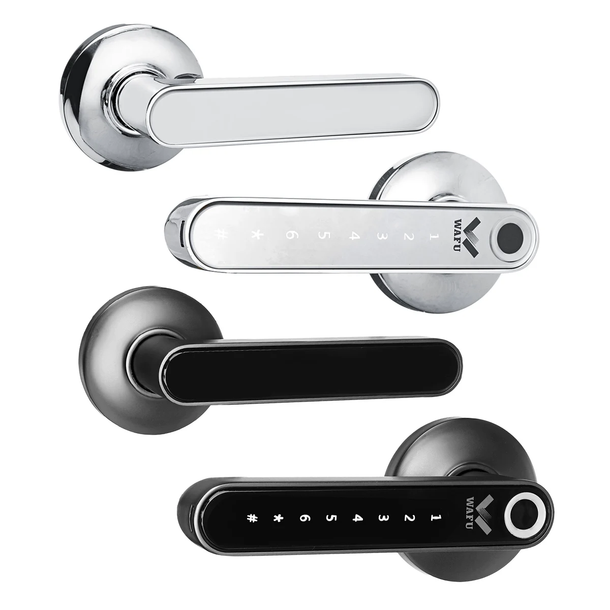 

Bluetooth умный биометрический замок для двери со сканером отпечатков пальцев, телефон с кодом, приложение для телефона, один раз, код динамичес...