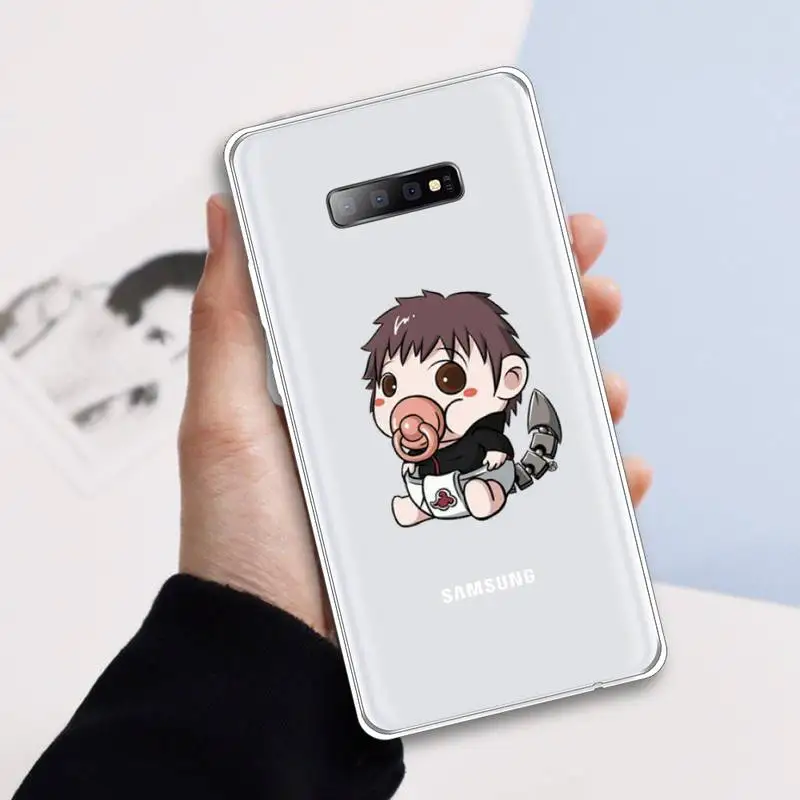 

Japanese cartoon anime naruto Phone Case Transparent for samsung A 21s 50 71 S 8 9 20 20fe note 10 20 ultra plus