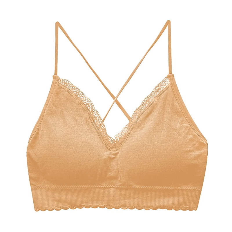 BEIGE (Beauty style) Бюстгальтер, топ-труба, укороченные женские топы без бретелек, женское нижнее белье, сексуальное однотонное хлопковое женское нижнее белье, бесшовный бюстгальтер без косточек 302 - Цвет: BEIGE (Beauty style)