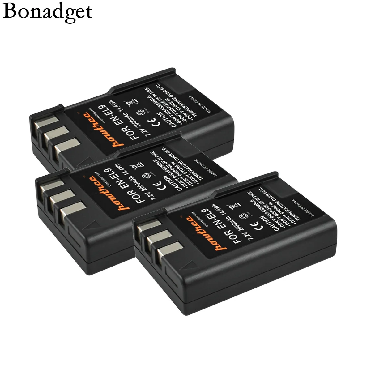 Bonadget 2000 мА/ч EN-EL9 RU EL9 EN-EL9a EL9a цифровой Камера Батарея AKKU для Nikon D40 D60 D40X D5000 D300 |