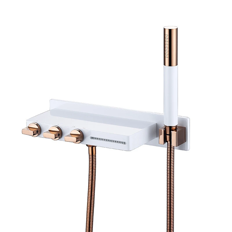 Смеситель для ванны Водопад медный настенный кран ванной комнаты большая