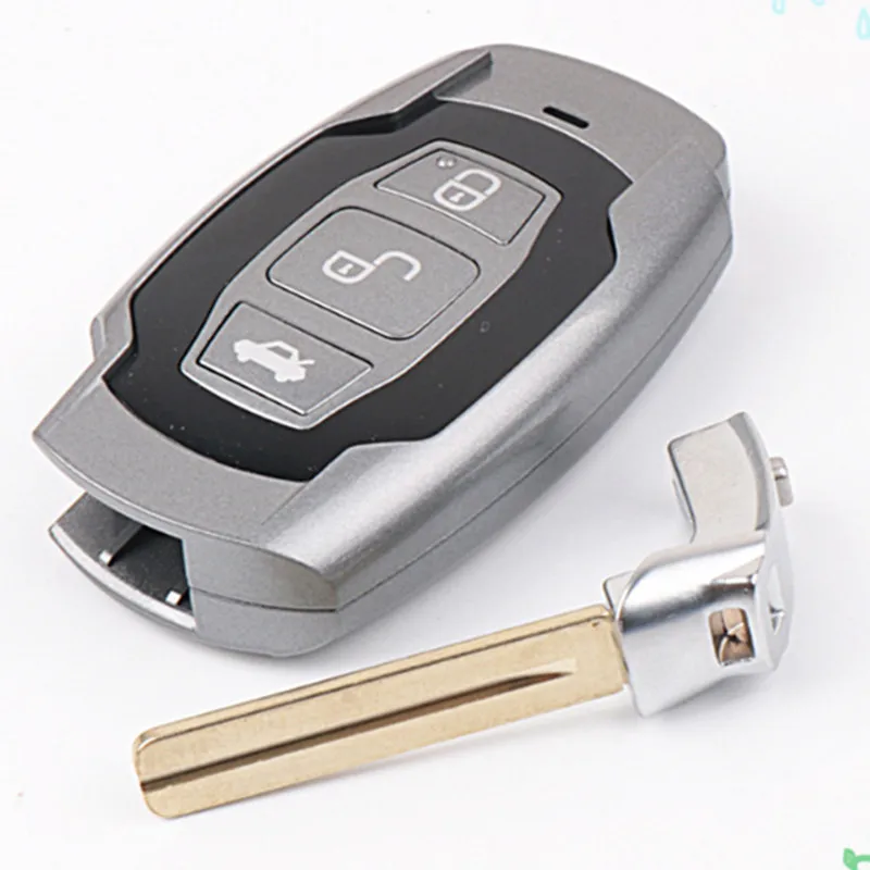 DAKATU Пустой Сменный умный дистанционный чехол для ключа автомобиля с 3 кнопками BYD