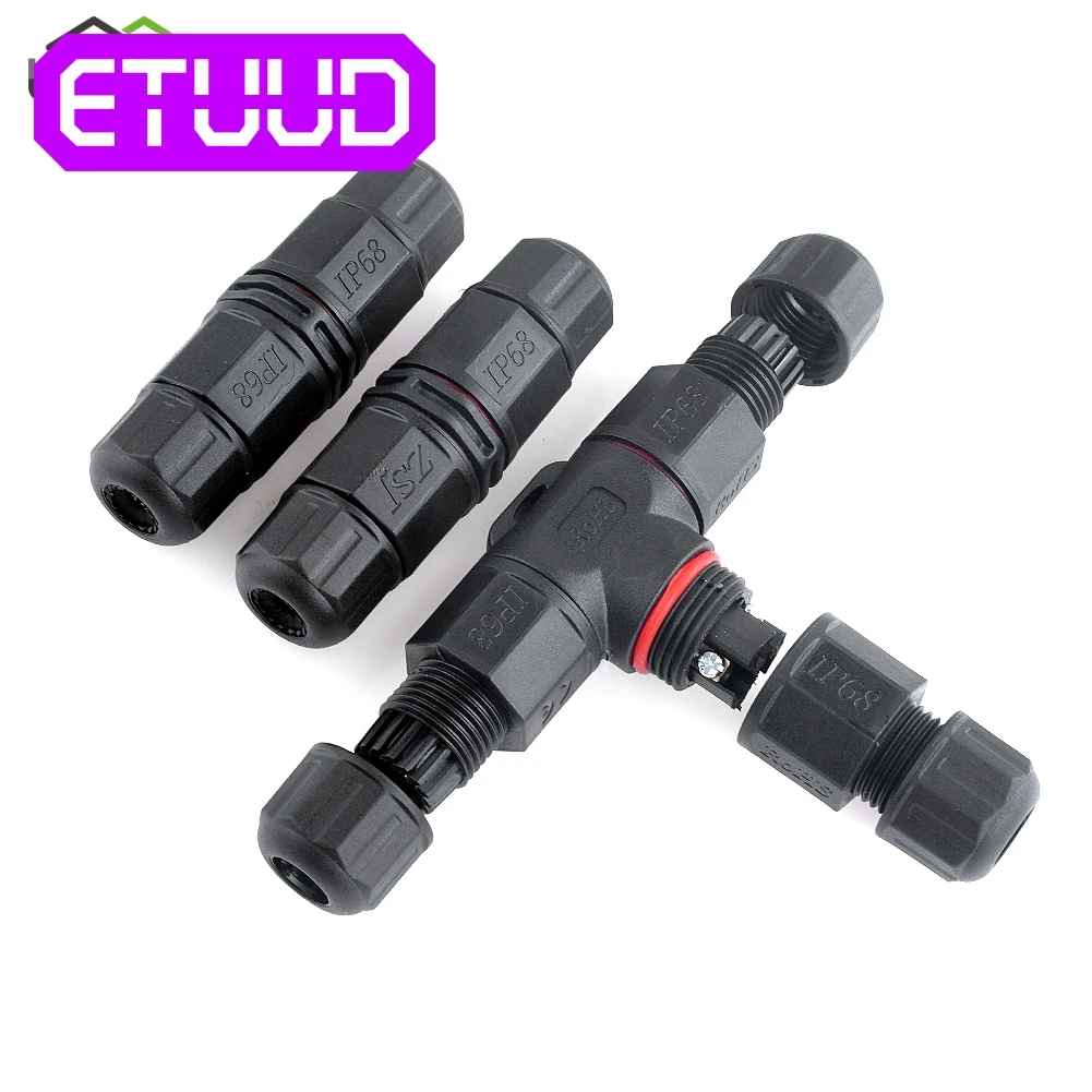 2 шт. IP68 водонепроницаемый электрический провод кабель 3 4 5Pin разъем открытый