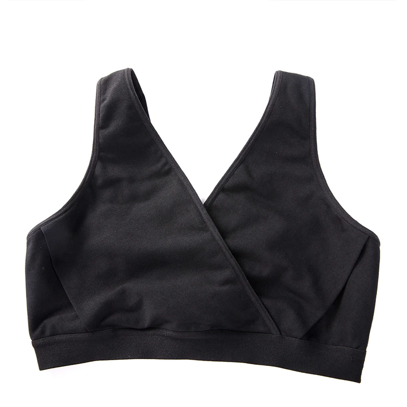 Женский бюстгальтер для сна без рук из хлопка кормления грудью|Бюстгальтеры