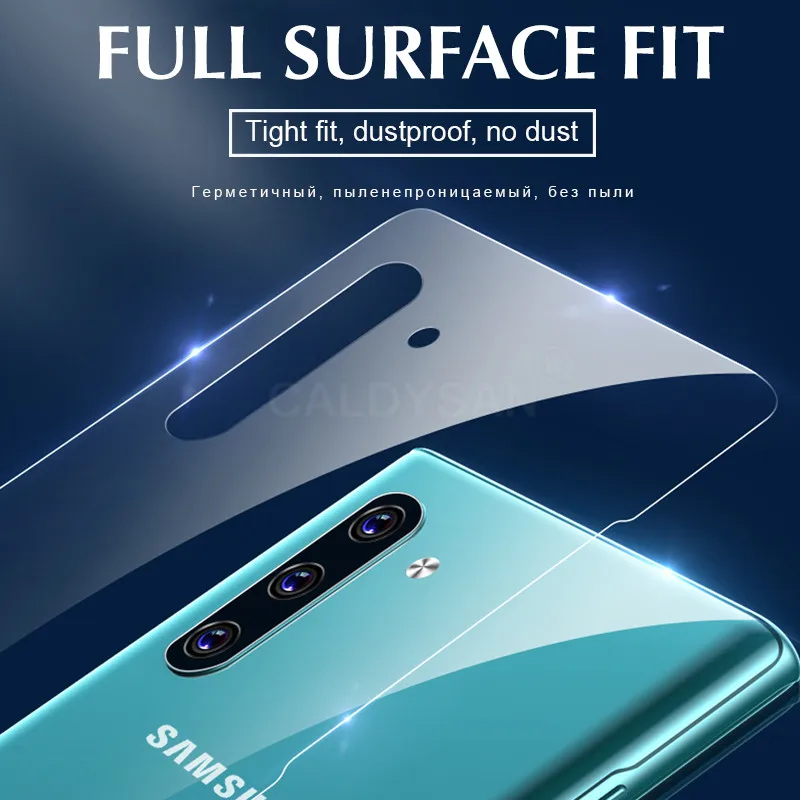 100D задняя защитная Гидрогелевая пленка для samsung Galaxy S9 S10e S8 Plus Note 8 9 10 Pro полная