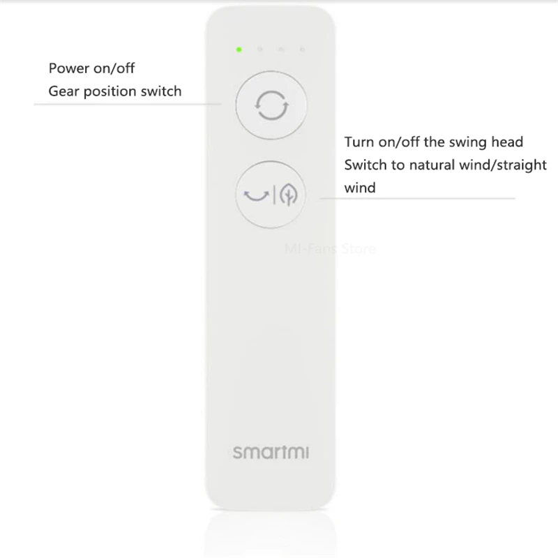 Оригинальный Youpin Smartmi вентилятор Bluetooth-совместимый пульт дистанционного