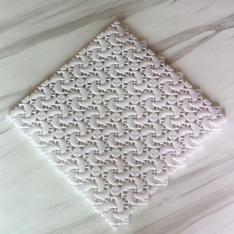 TPR нескользящий коврик для ванной комнаты душа лоскутный пластиковый